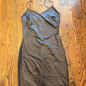 Elegant Strapless Black Dress